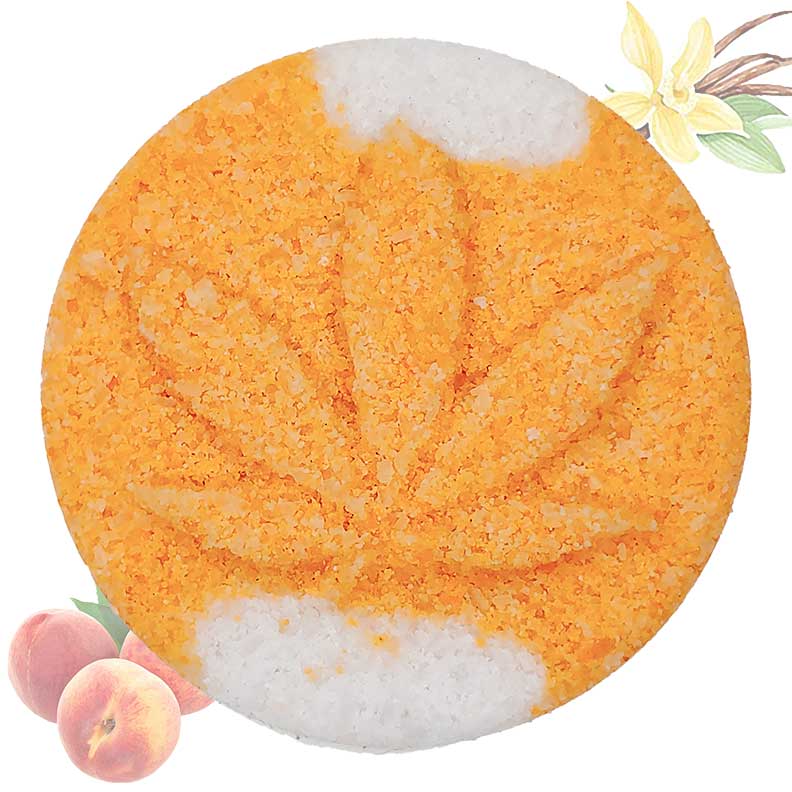 Peaches and Cream CBD Bath Bomb