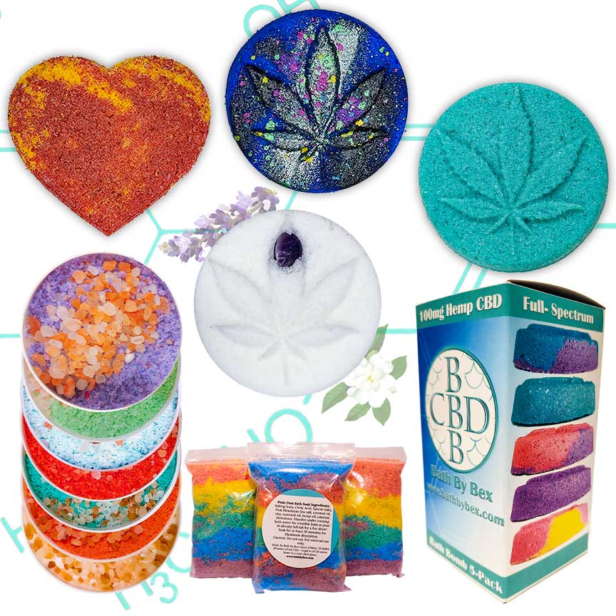 CBD Bath Bombs and CBD Bath Soaks