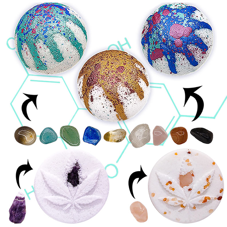Crystal CBD Bath Bombs