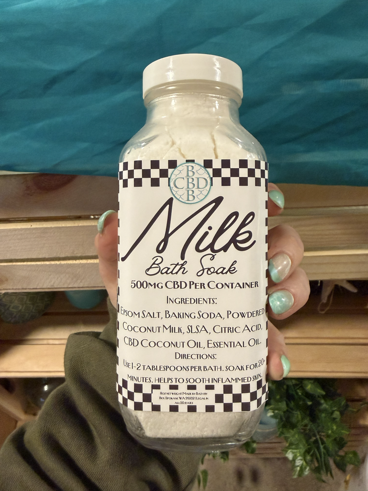 CBD Vegan Milk Bath Soak