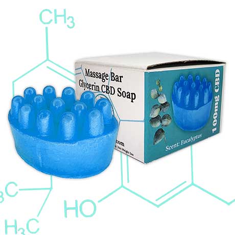 Glycerin Massage Bar CBD Soap