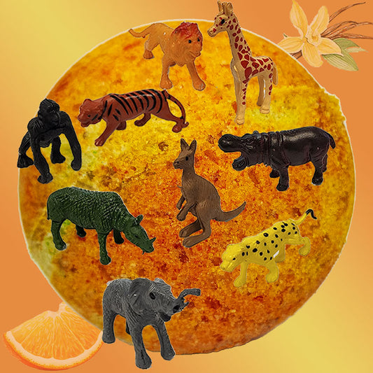 Safari Animal Toy Bath Bomb